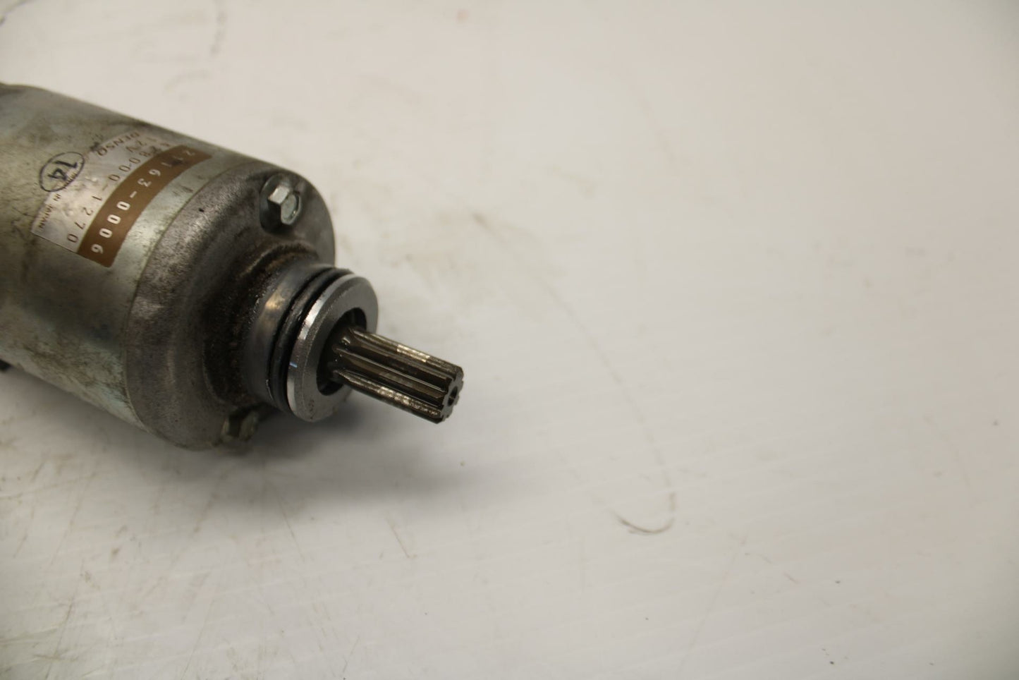 03 KAWASAKI NINJA ZX6RR ZX600K ENGINE STARTING STARTER MOTOR  BB264