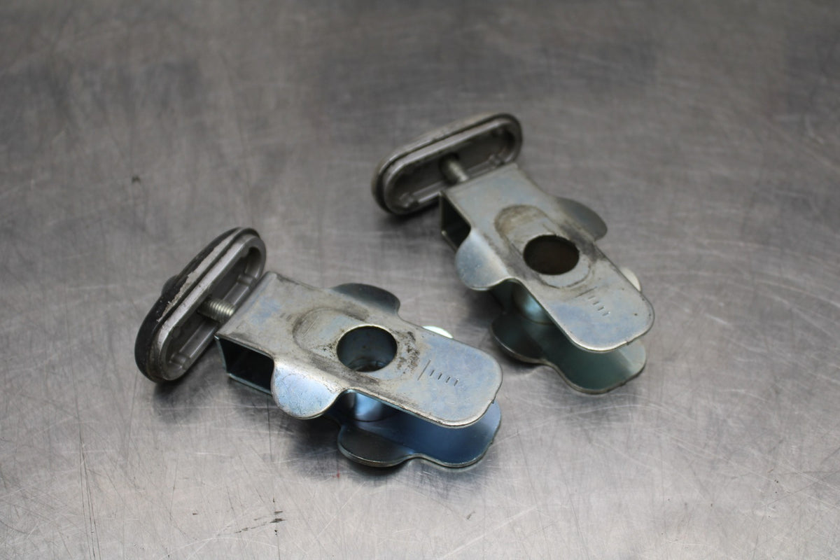 10 SUZUKI SV650 SWINGARM CHAIN TENSIONER ADJUSTMENT BRACKETS  BB181