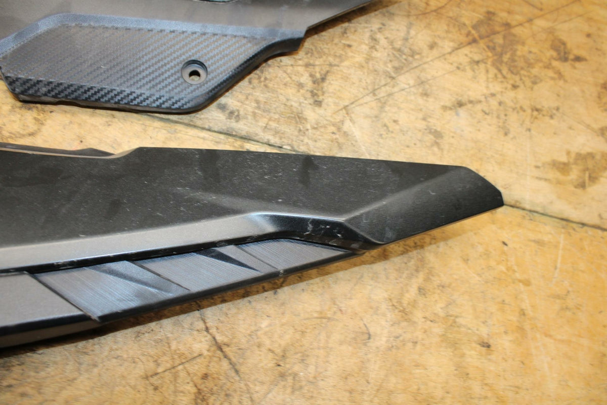 16-18 HONDA CBR500R RIGHT LEFT FRONT SIDE SEAT PANELS TRIMS COWLS BB345 