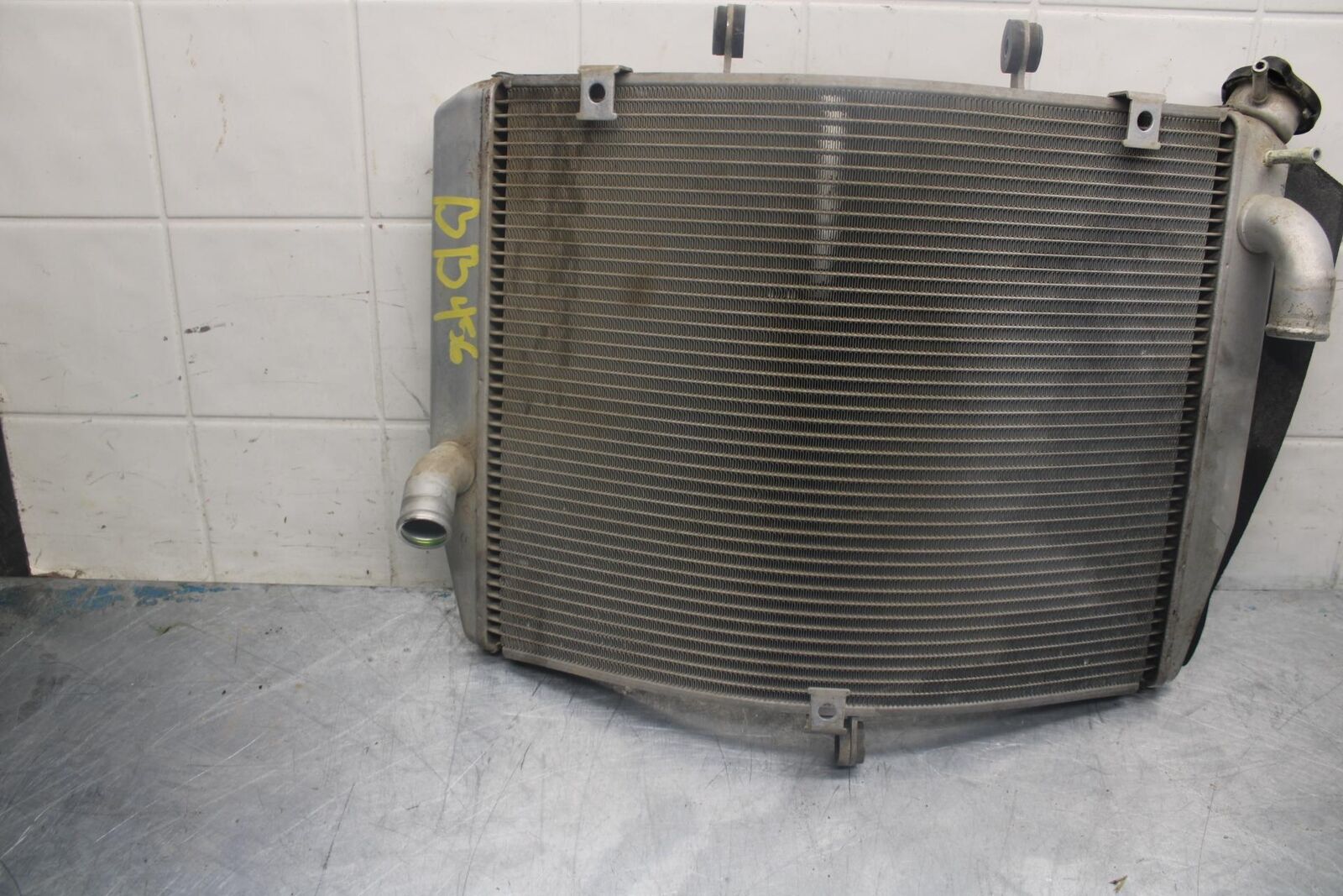 07-08 KAWASAKI NINJA ZX6R ENGINE RADIATOR MOTOR COOLER COOLING RADIATER BB456