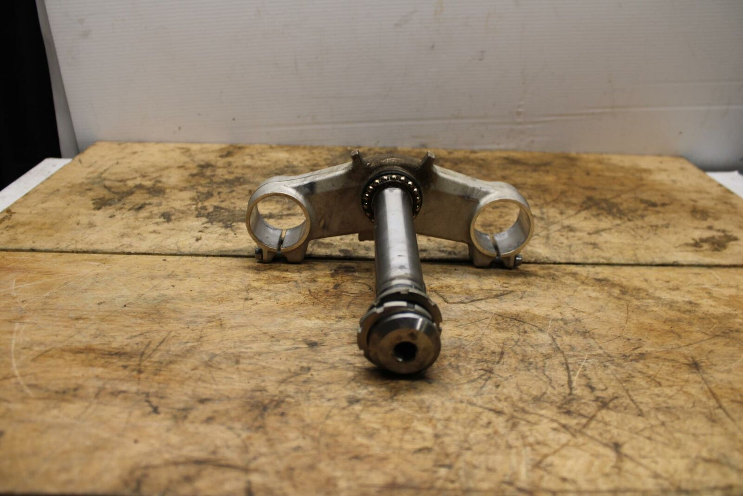 13-18 KAWASAKI NINJA ZX6R FRONT FORKS CLAMP LOWER TRIPLE TREE STEM BB349