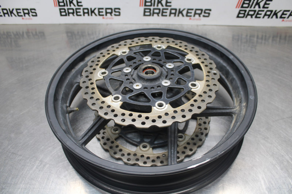 07 KAWASAKI NINJA 650 EX650 FRONT WHEEL FRONT RIM & ROTOR BB844