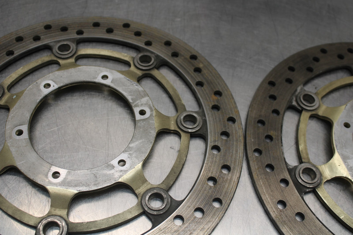 01-06 HONDA CBR600F4I FRONT LEFT RIGHT BRAKE ROTORS DISCS BB778
