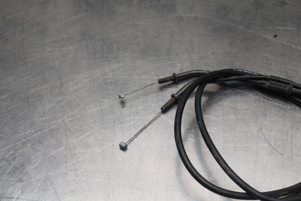 08 KAWASAKI NINJA 650 EX650 THROTTLE CABLES LINES BB797
