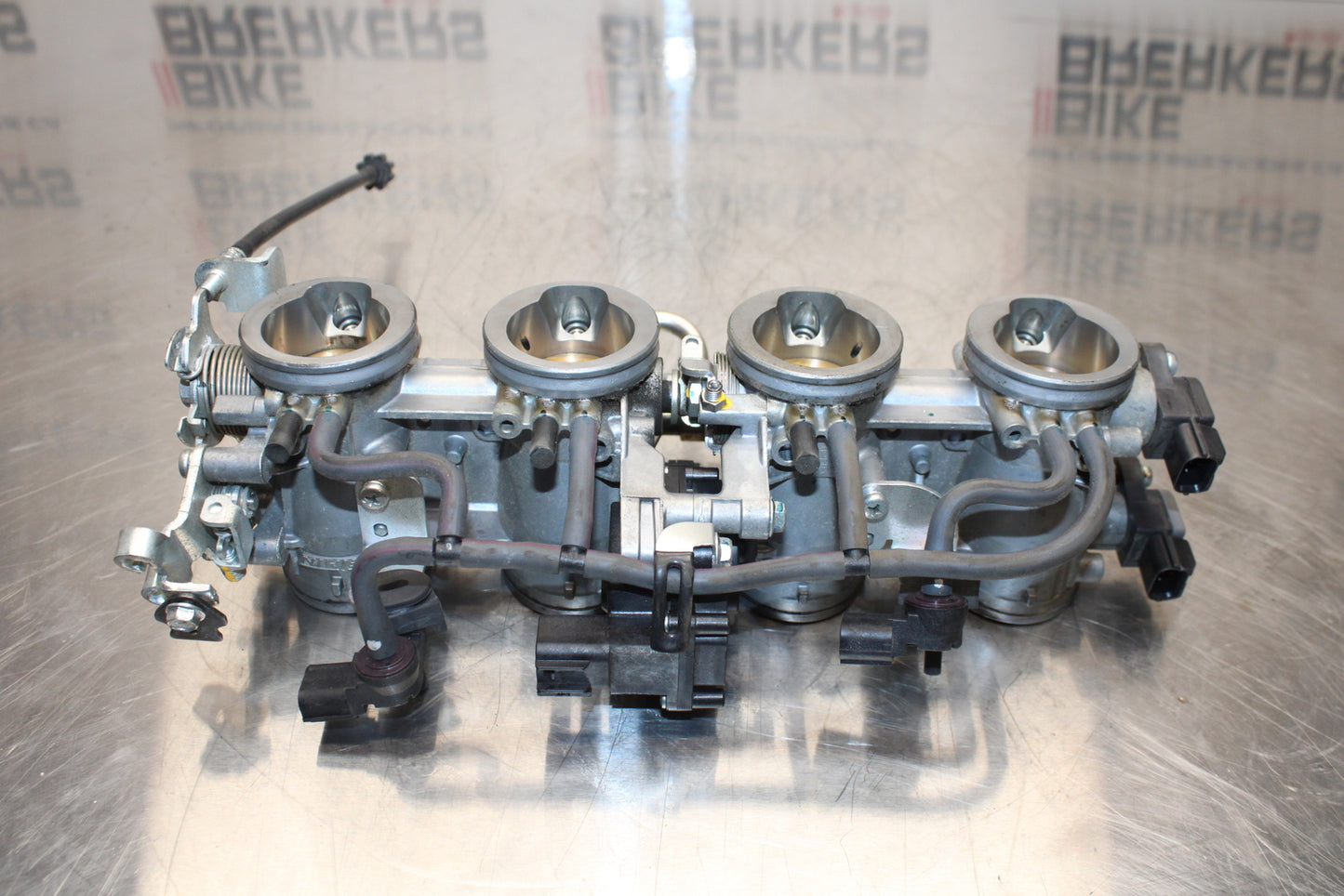 13-17 KAWASAKI NINJA ZX6R ZX636 ABS MAIN FUEL INJECTORS / THROTTLE BODIES BB143