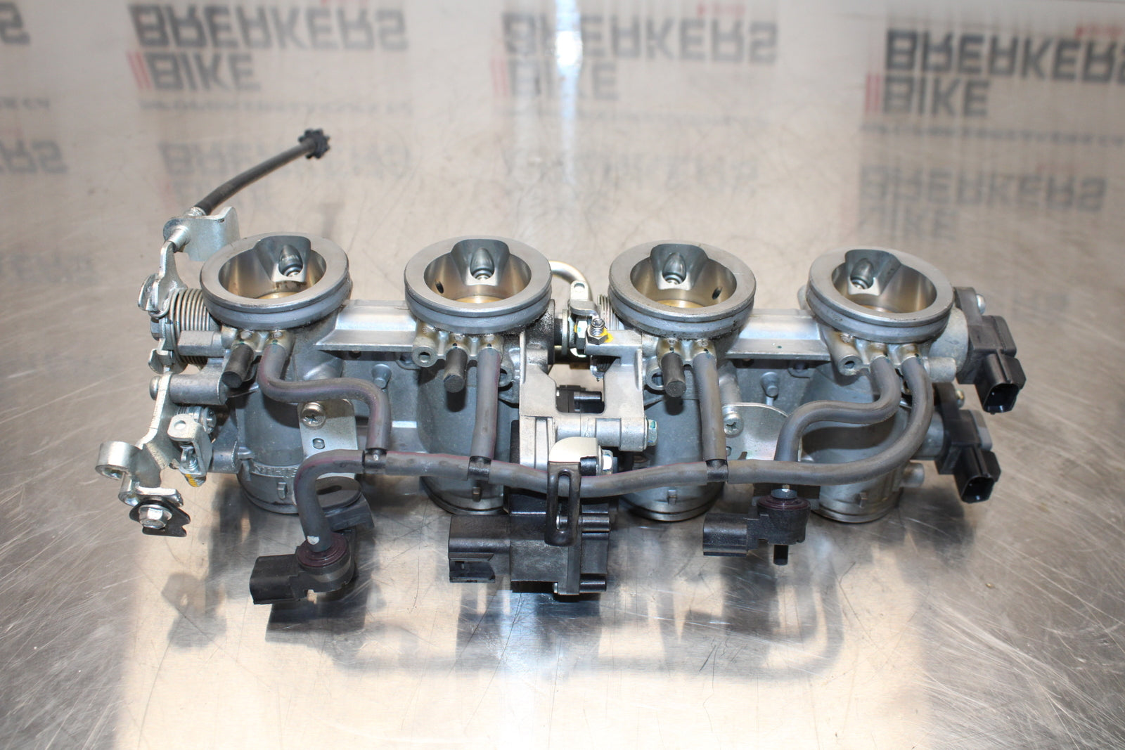 13-17 KAWASAKI NINJA ZX6R ZX636 ABS MAIN FUEL INJECTORS / THROTTLE BODIES BB143