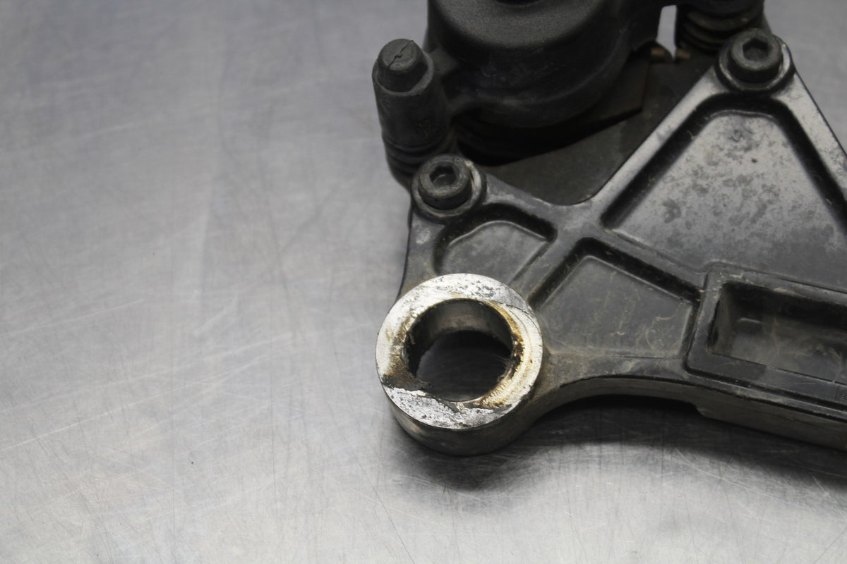 07-08 KAWASAKI NINJA ZX6R REAR BACK BRAKE CALIPER W MOUNT BRACKET BB937
