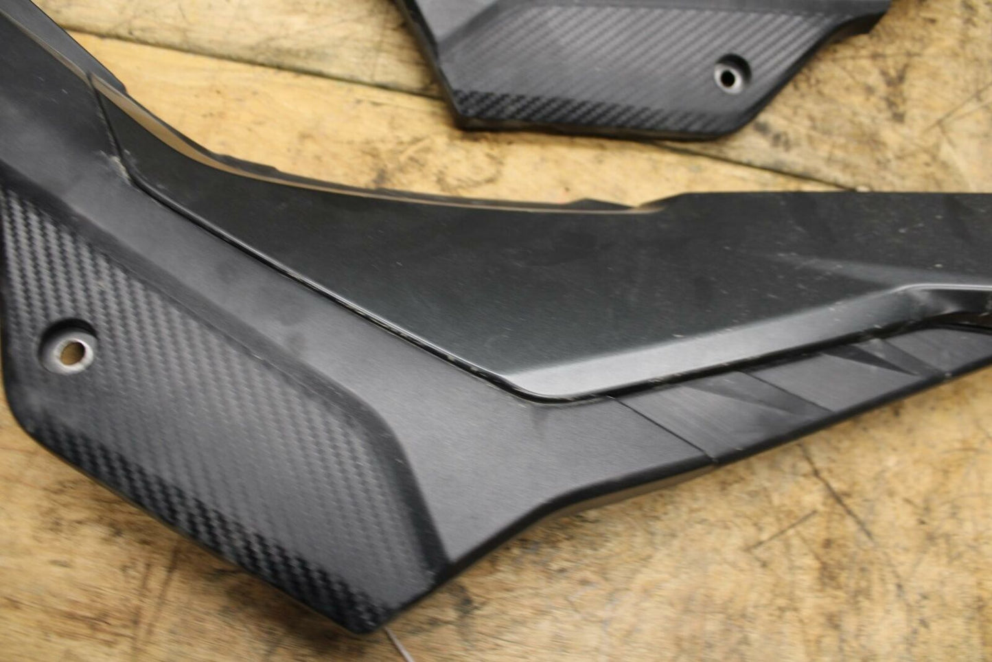 16-18 HONDA CBR500R RIGHT LEFT FRONT SIDE SEAT PANELS TRIMS COWLS BB345 