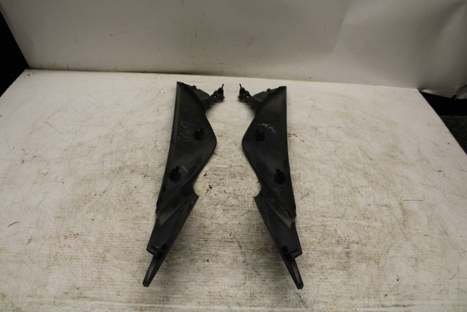 12-13 KAWASAKI EX300 NINJA RIGHT LEFT FRONT SIDE SEAT PANELS TRIMS COWLS BB373