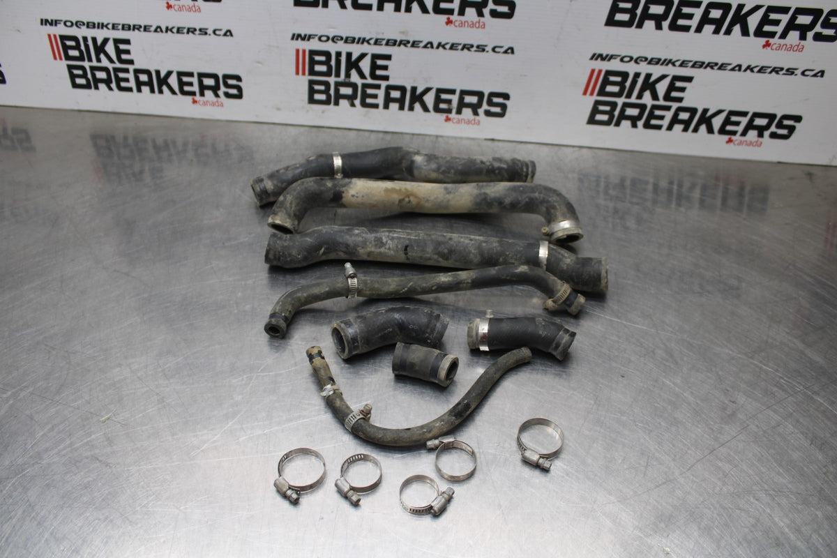 98-05 HONDA SUPER HAWK 1000 VTR1000F RADIATOR HOSES COOLANT WATER PIPES BB821