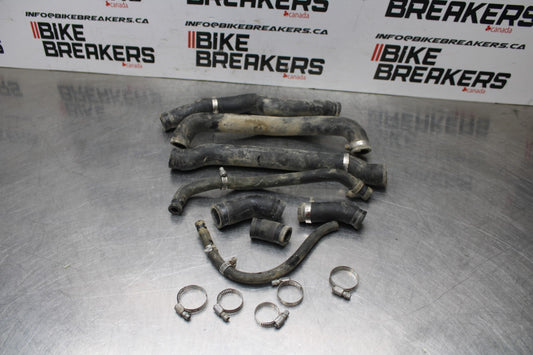 98-05 HONDA SUPER HAWK 1000 VTR1000F RADIATOR HOSES COOLANT WATER PIPES BB821