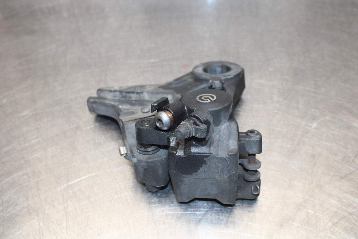 10-11 BMW S1000RR REAR BACK BRAKE CALIPER W MOUNT BRACKET BB168