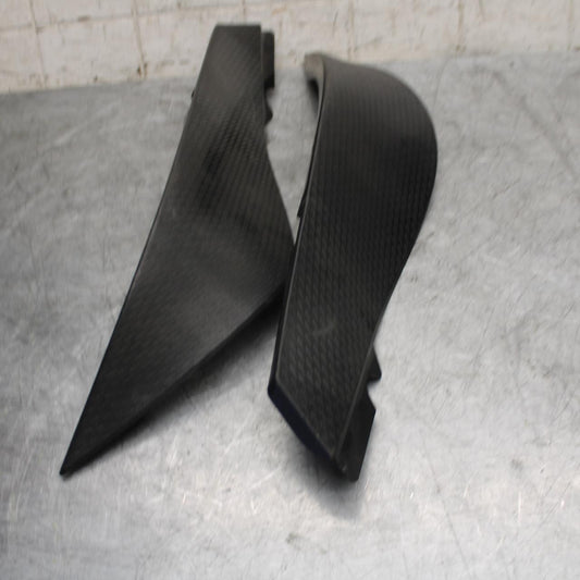 2007 Kawasaki Ninja ZX6R ZX600P RIGHT LEFT GAS FUEL TANK PANELS COVERS  BB47