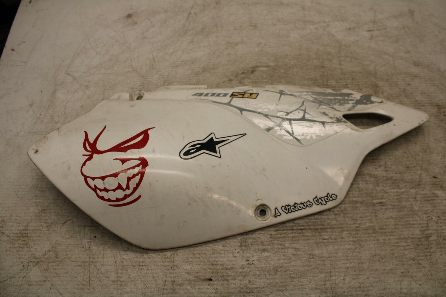 05-21 SUZUKI DRZ400SM RIGHT LEFT FRONT SIDE PANELS TRIMS COWLS COVERS BB376