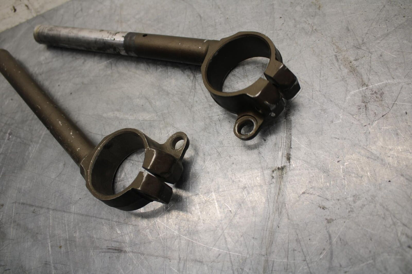 05-06 KAWASAKI NINJA ZX6R 636 LEFT RIGHT CLIP ON ONS HANDLEBARS PAIR SET BB505