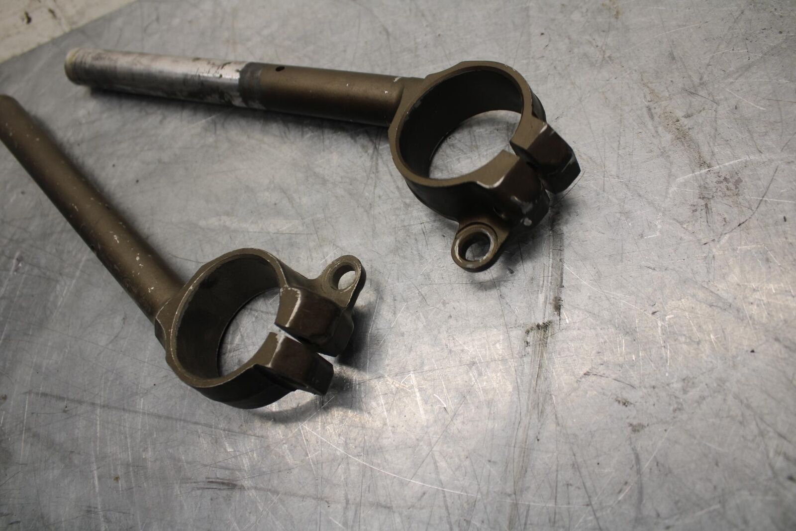 05-06 KAWASAKI NINJA ZX6R 636 LEFT RIGHT CLIP ON ONS HANDLEBARS PAIR SET BB505