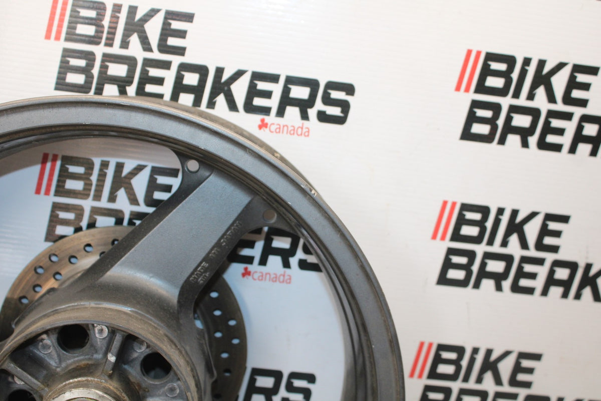 00-05 KAWASAKI NINJA ZX12R REAR WHEEL BACK RIM & ROTOR BB892