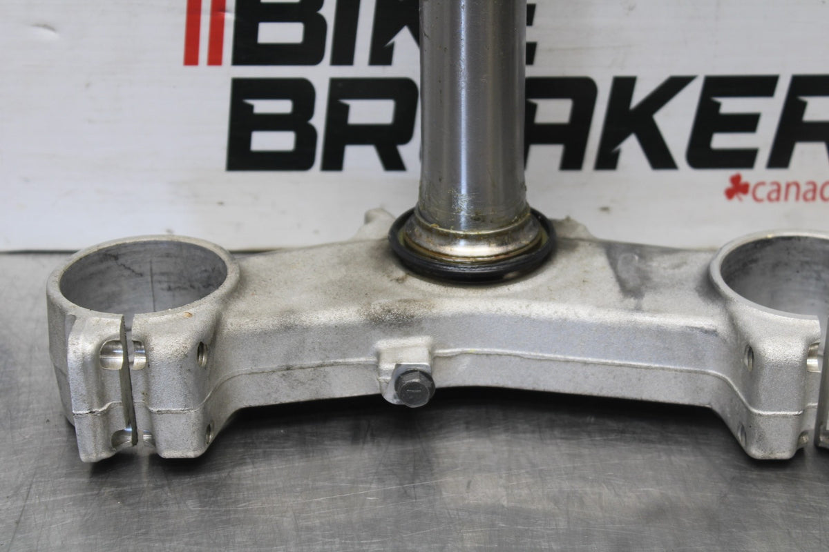 13-18 KAWASAKI NINJA ZX6R FRONT FORKS CLAMP LOWER TRIPLE TREE STEM BB915