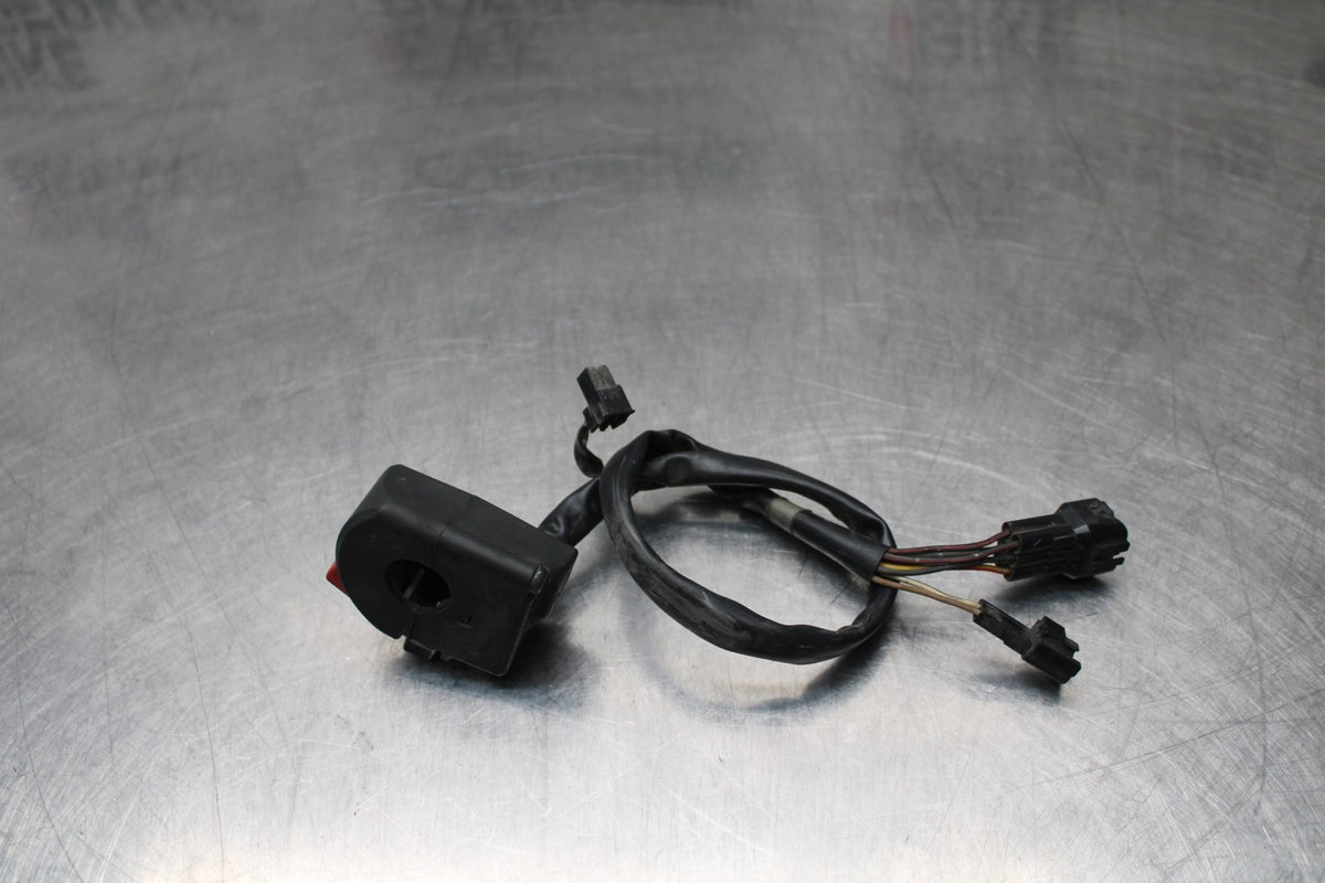 08 KAWASAKI NINJA ZX10R RIGHT CLIP ON HANDLE KILL OFF START SWITCHES BB201