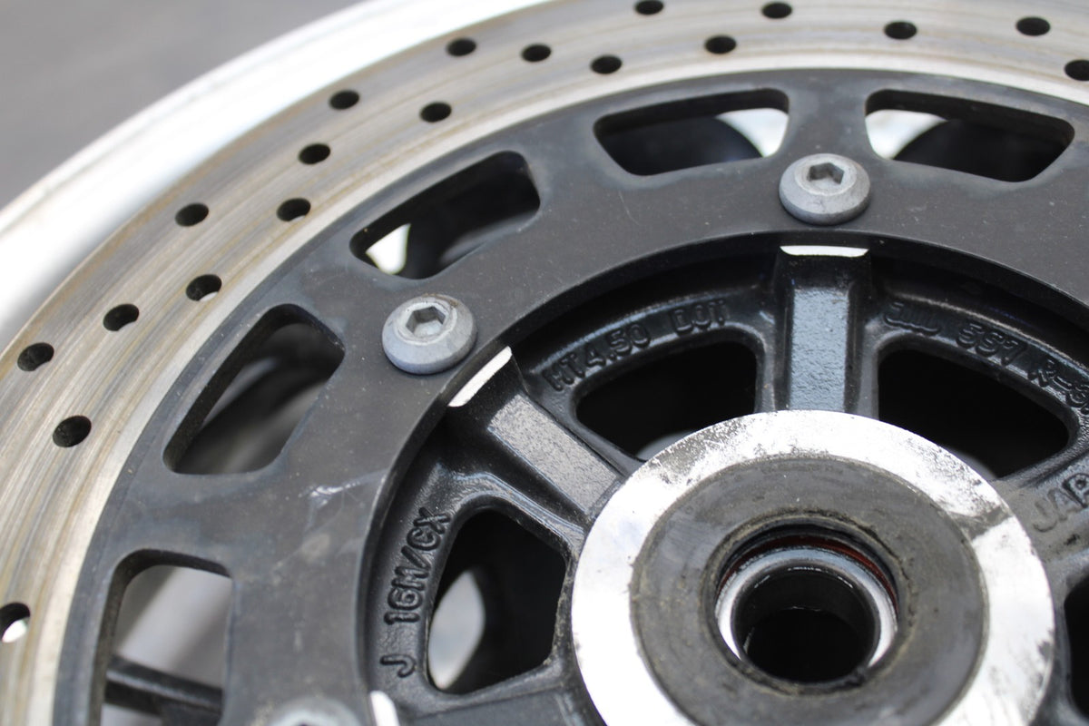 09 YAMAHA V STAR 950 REAR WHEEL BACK RIM & BRAKE DISC ROTOR BB172
