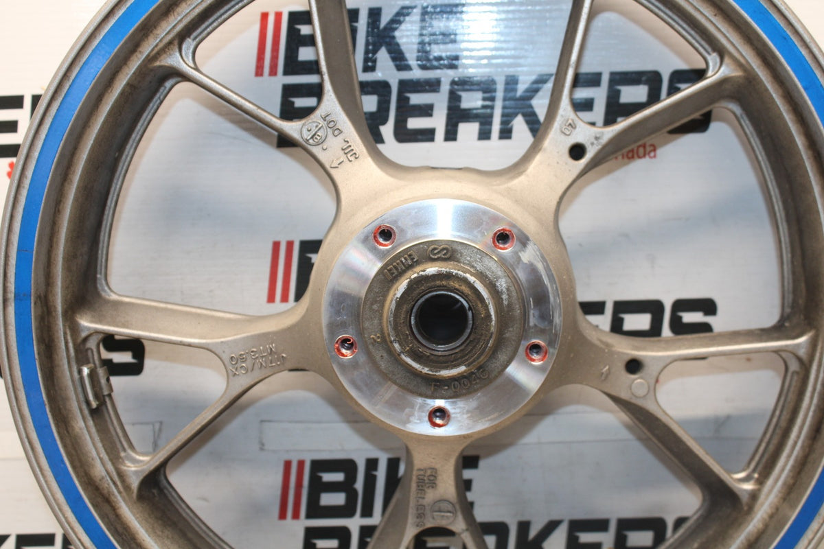 08-09 KAWASAKI NINJA ZX14R FRONT WHEEL FRONT RIM BB932