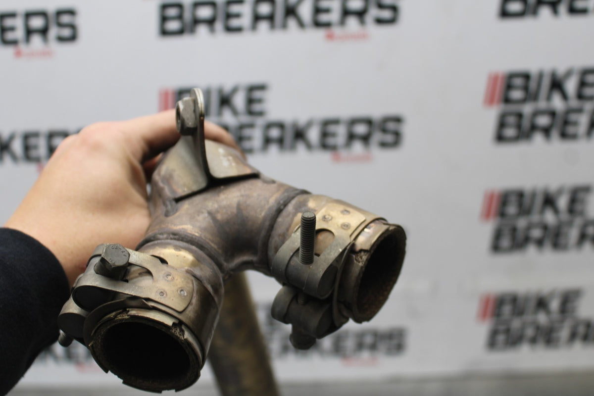12 TRIUMPH STREET TRIPLE R EXHAUST MIDPIPE MID MIDDLE PIPE BB914