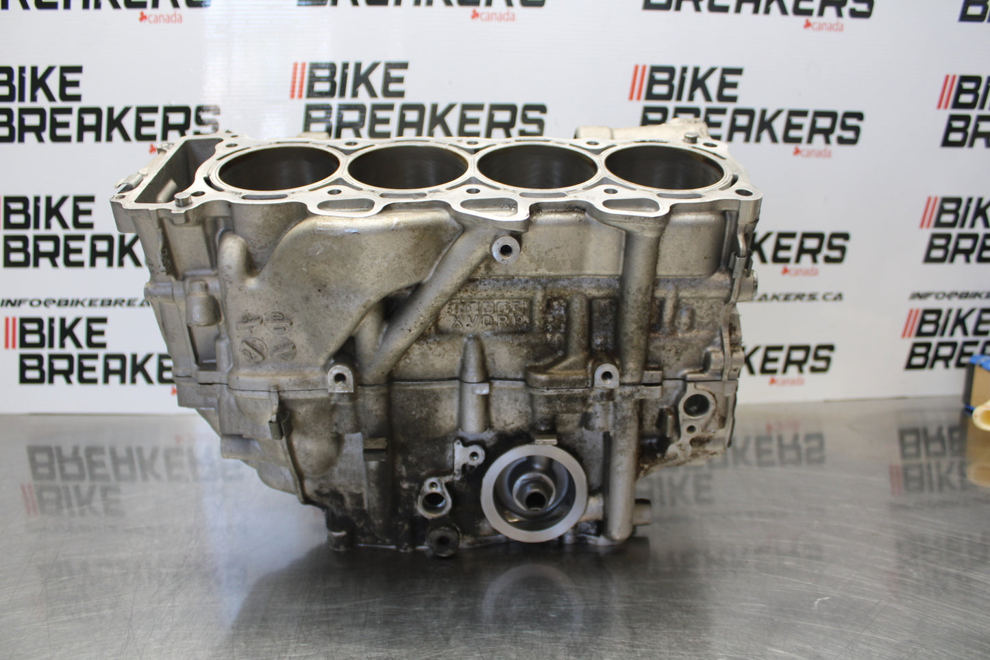 10-11 BMW S1000RR ENGINE MOTOR CRANKCASE CRANK CASES BLOCK BB168