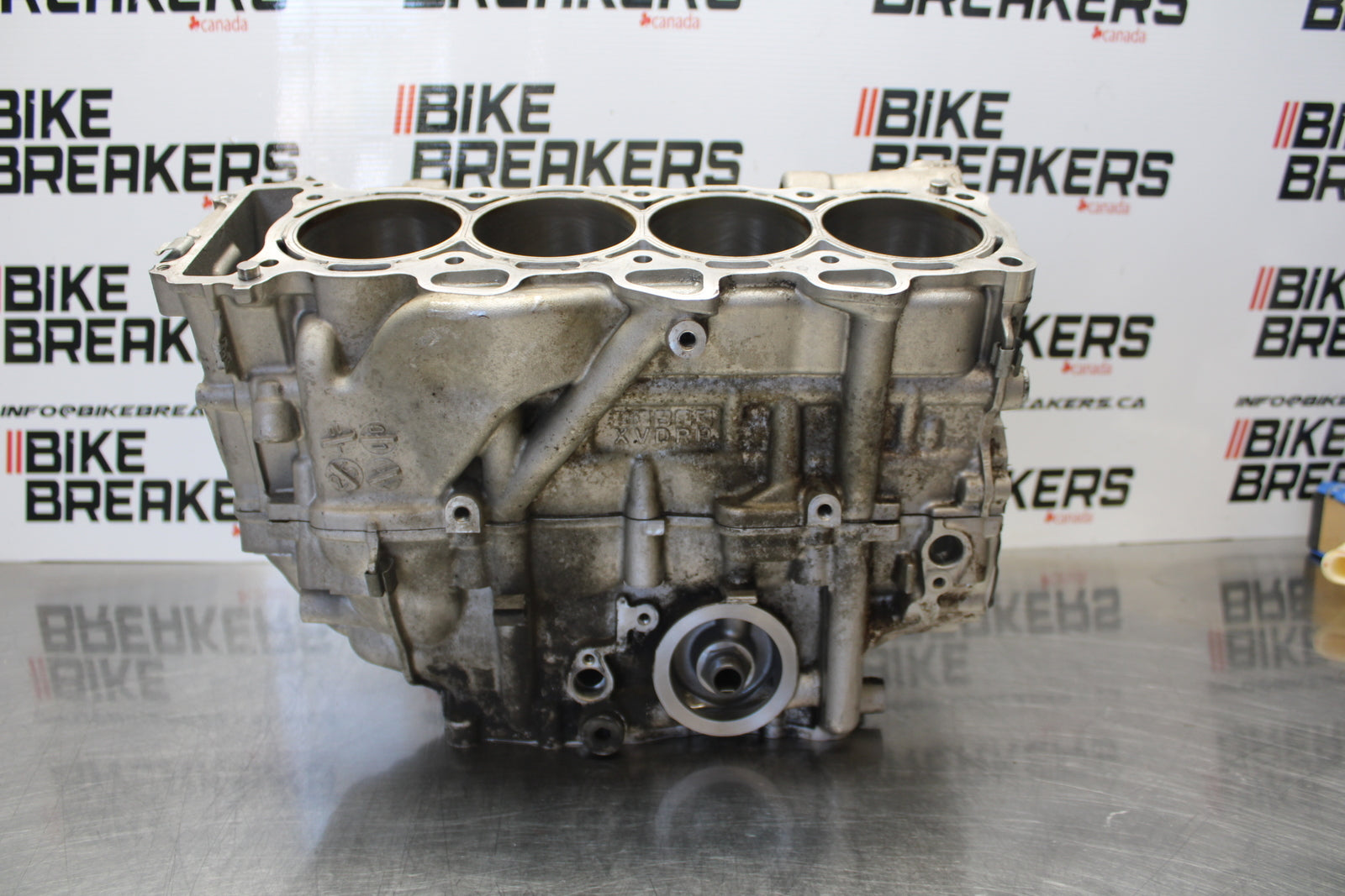 10-11 BMW S1000RR ENGINE MOTOR CRANKCASE CRANK CASES BLOCK BB168