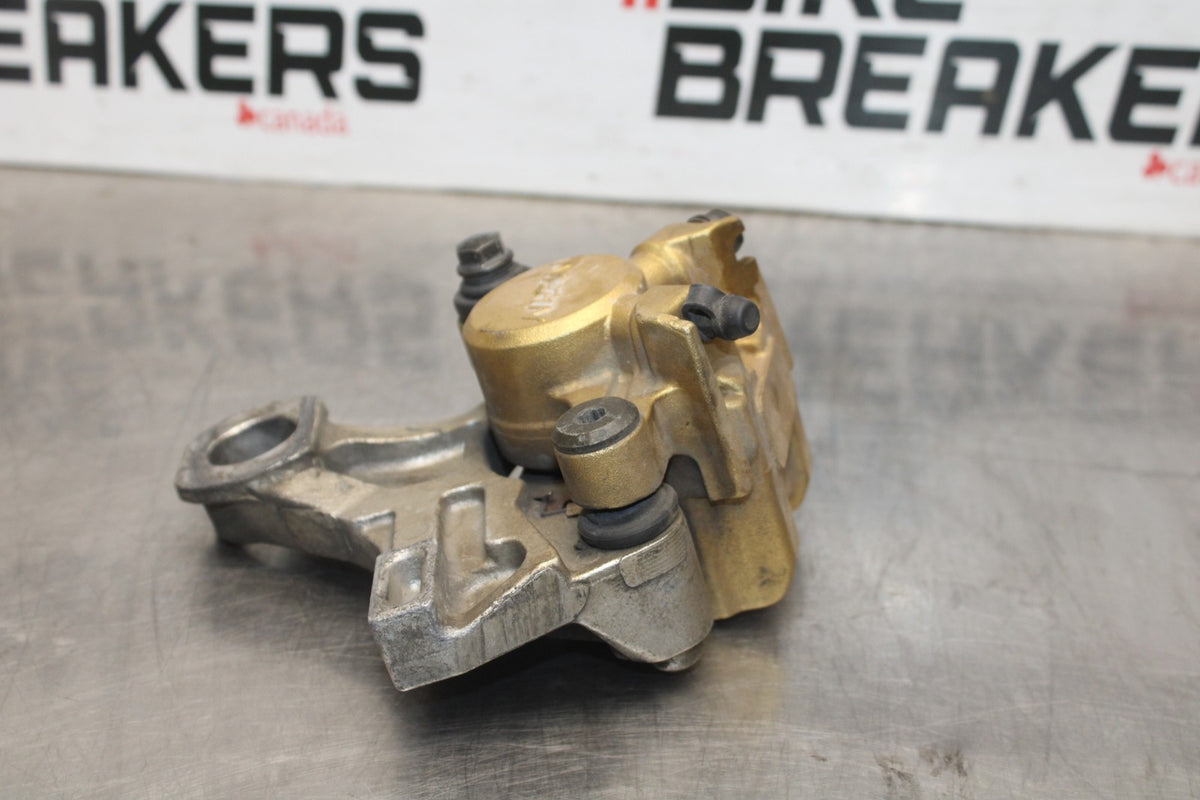 00-01 HONDA CBR929RR REAR BACK BRAKE CALIPER W MOUNT BRACKET BB925