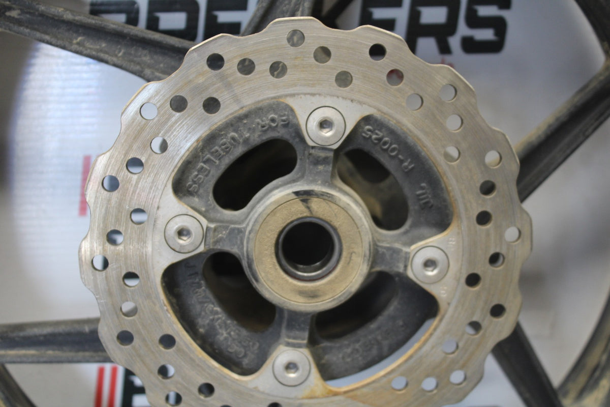 07-08 KAWASAKI NINJA ZX6R REAR WHEEL BACK RIM & ROTOR BB896
