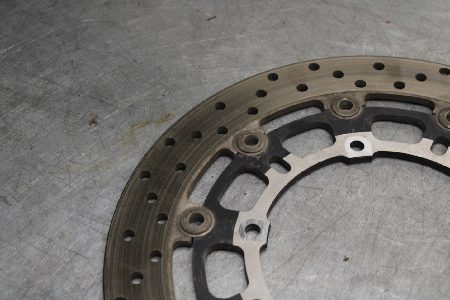 08-16 YAMAHA YZF R6 FRONT LEFT RIGHT BRAKE ROTORS DISCS 13S-2581T-00-00 BB247