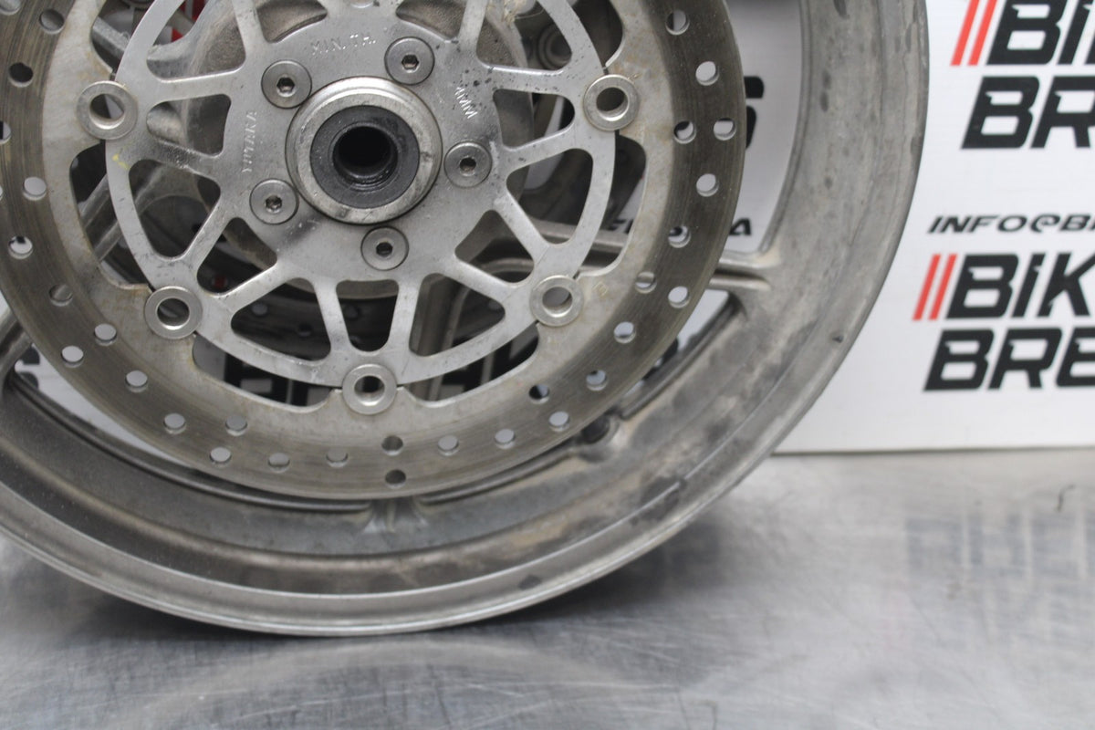 06 KAWASAKI Z750 FRONT WHEEL FRONT RIM & ROTORS BB837