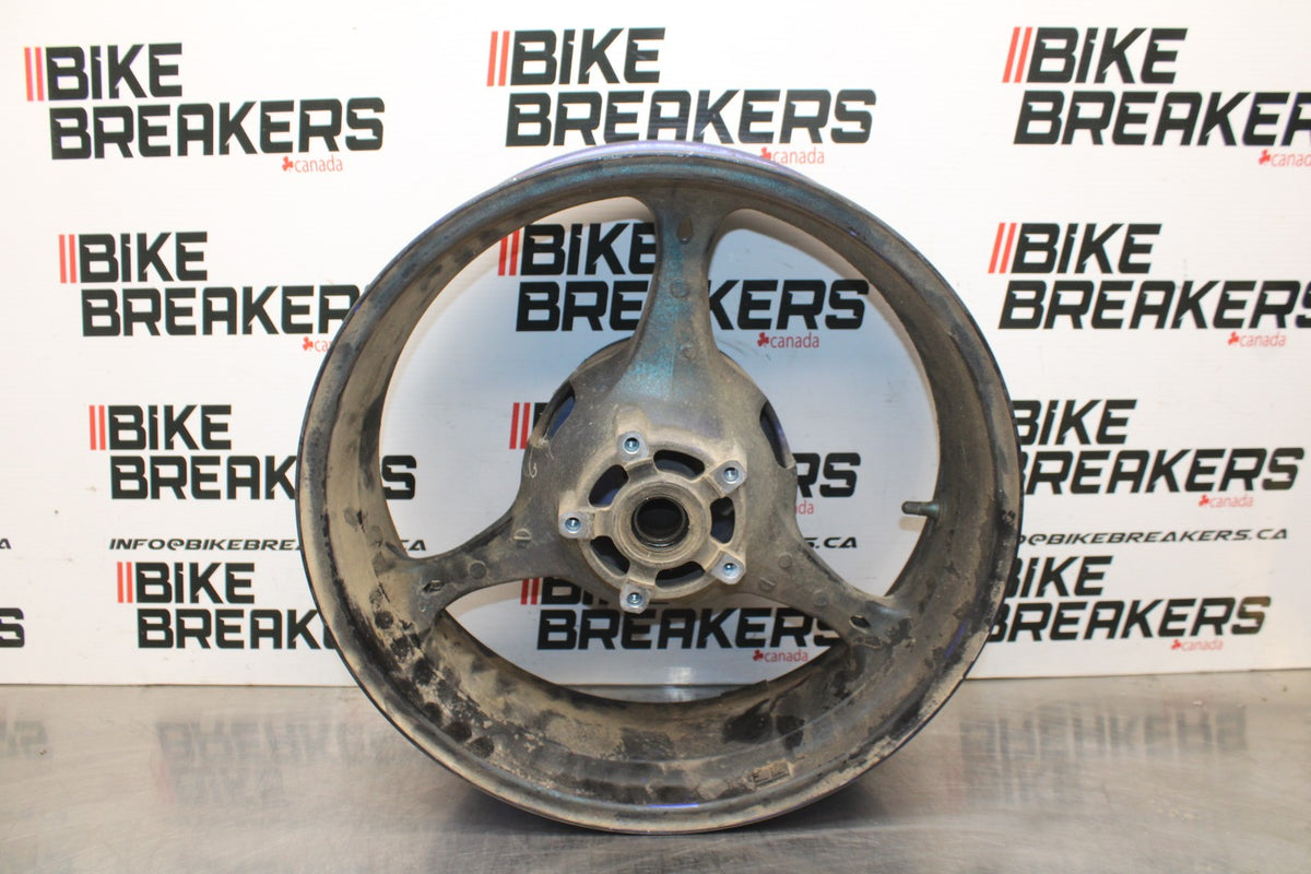 06-07 SUZUKI GSXR600 REAR WHEEL BACK RIM & ROTOR BB836
