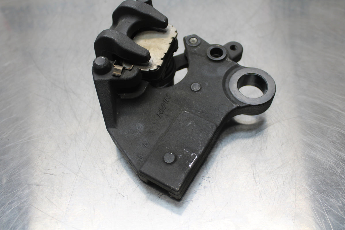 13-17 KAWASAKI NINJA ZX6R ZX636 ABS BACK BRAKE CALIPER W MOUNT BRACKET BB143