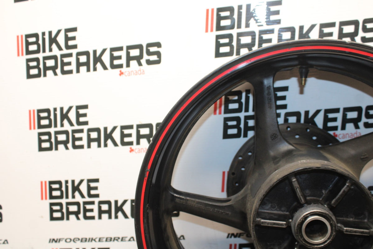07-08 YAMAHA YZF R1 REAR WHEEL BACK RIM & BACK BRAKE DISC BB771