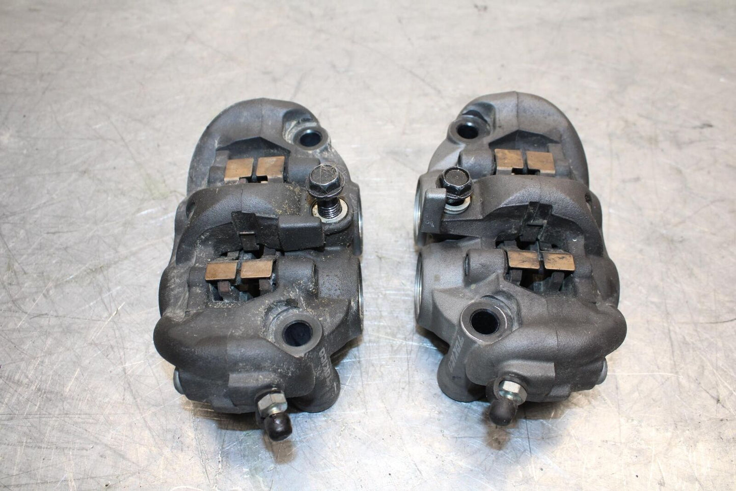 11-15 KAWASAKI ZX1000R RIGHT LEFT FRONT BRAKE CALIPER SET PAIR CALIPERS BB445