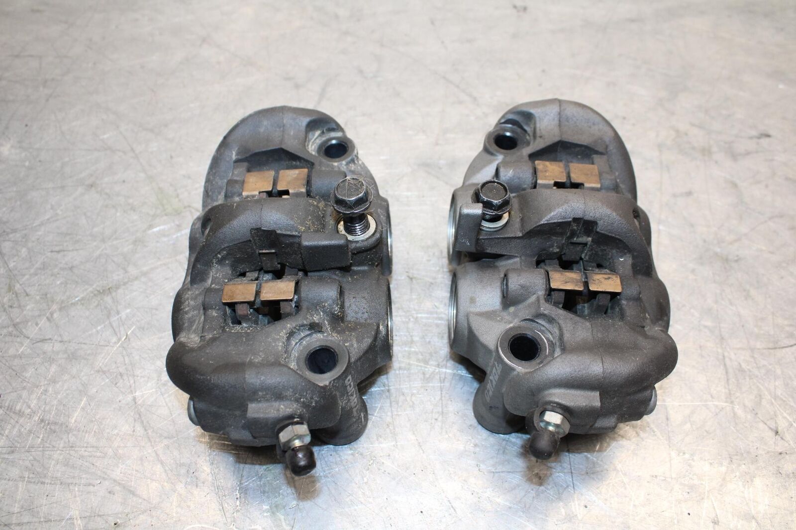 11-15 KAWASAKI ZX1000R RIGHT LEFT FRONT BRAKE CALIPER SET PAIR CALIPERS BB445