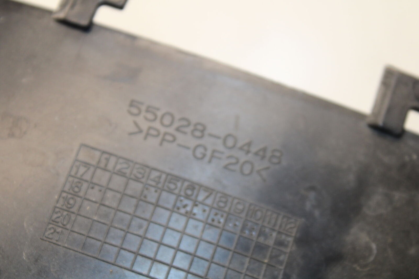 13-18 KAWASAKI NINJA ZX6R LEFT INNER FAIRING COWL PANEL TRIM OEM BB666