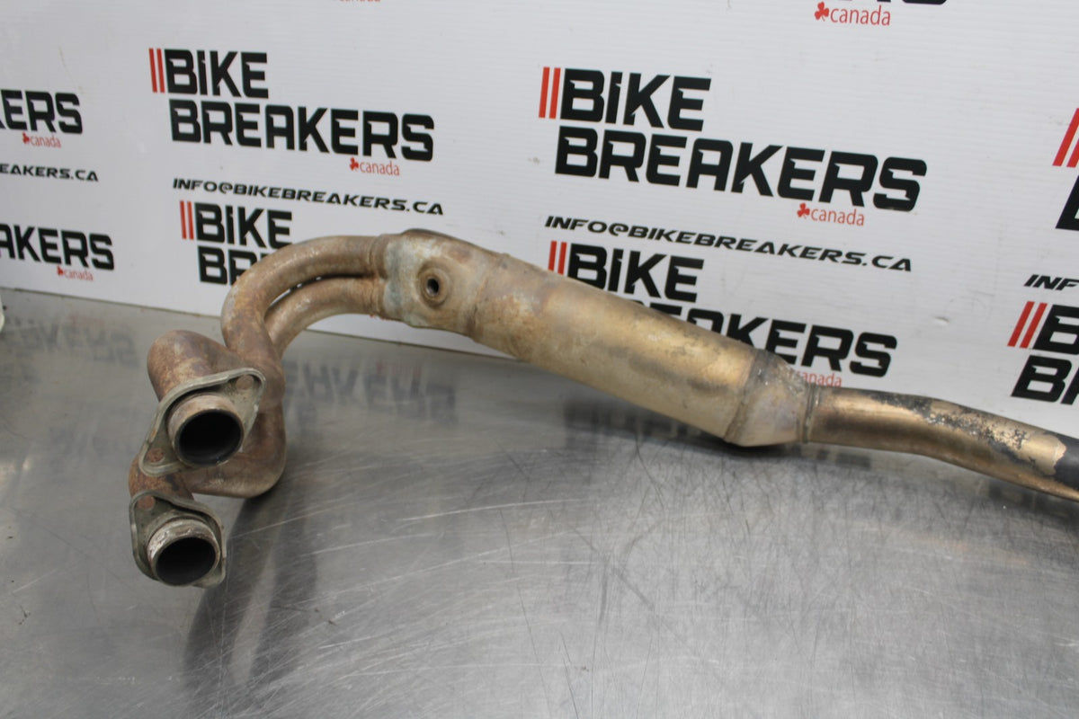 18-23 KAWASAKI NINJA 400 EX400 ABS FULL EXHAUST SYSTEM HEADERS PIPE BB795