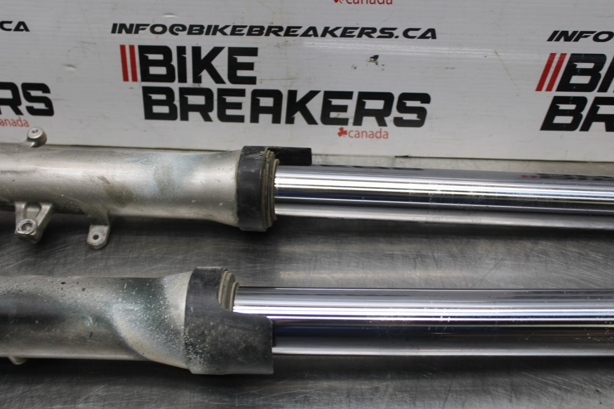 01-03 SUZUKI GSXR600 FRONT FORKS SHOCK SUSPENSION SET PAIR BB841