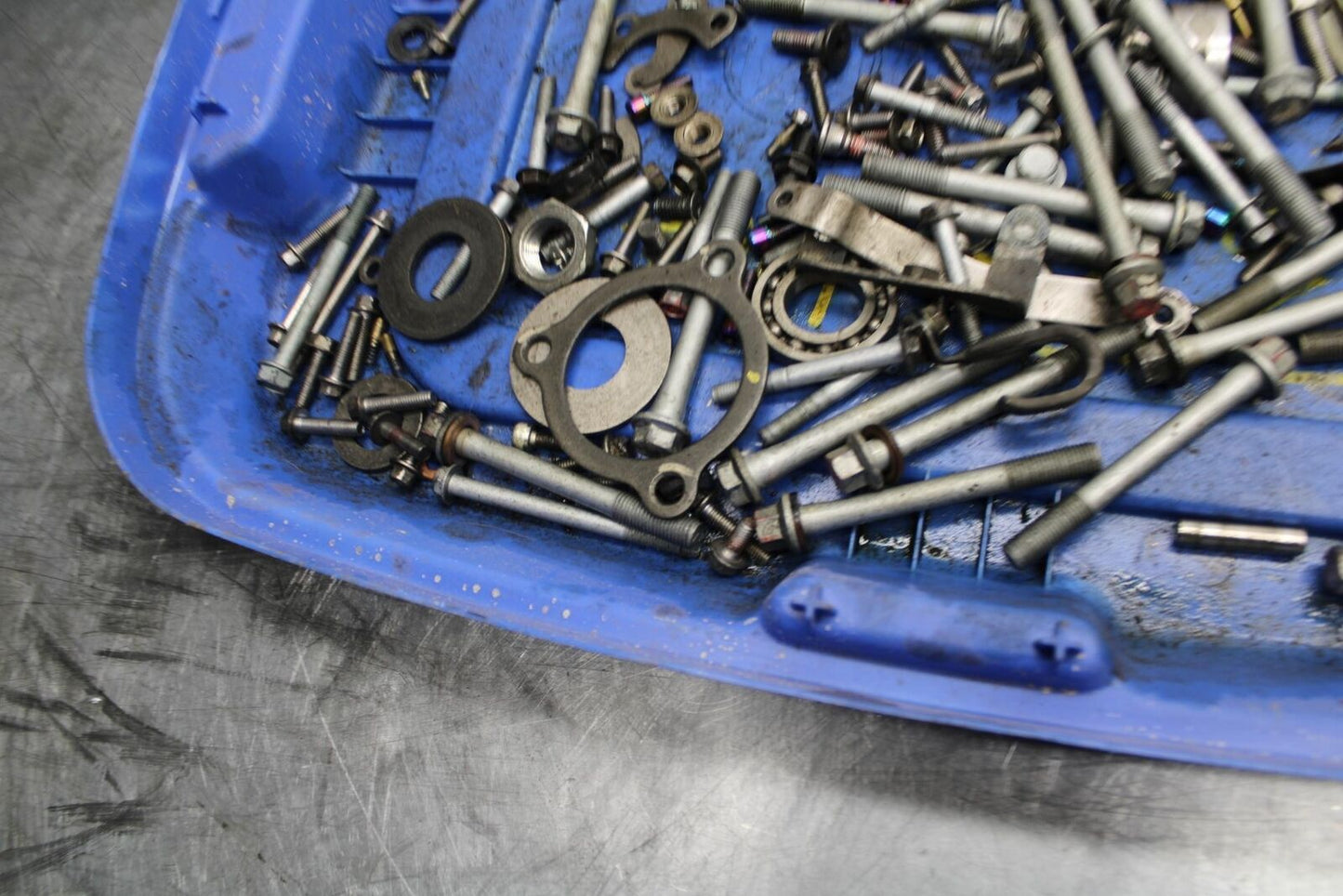 06-11 KAWASAKI  ZX-14R ENGINE LEFTOVER BOLTS HARDWARE MOTOR SCREWS BB478