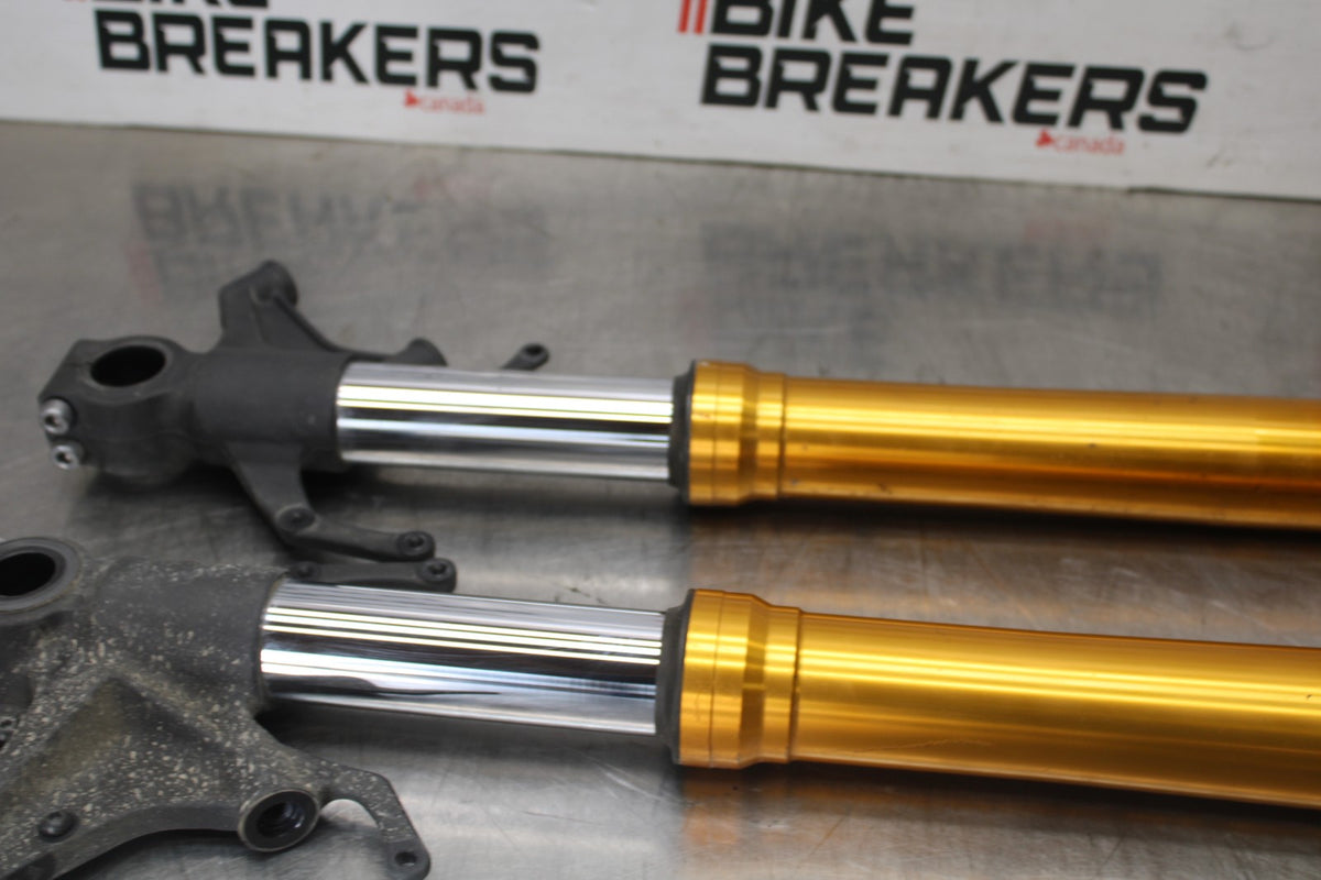 17 YAMAHA YZF R6 FRONT FORKS SHOCK SUSPENSION SET PAIR BB922