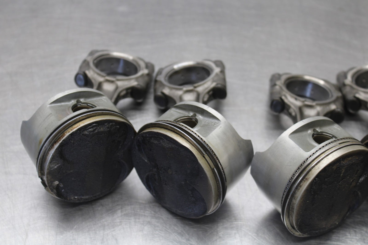 84 HONDA INTERCEPTOR 1000 VF1000F ENGINE MOTOR BLOCK PISTONS & RODS BB878