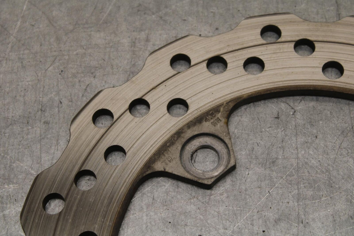 09-12 KAWASAKI NINJA ZX6R REAR ROTOR BACK BRAKE DISC 41080-0040 BB640