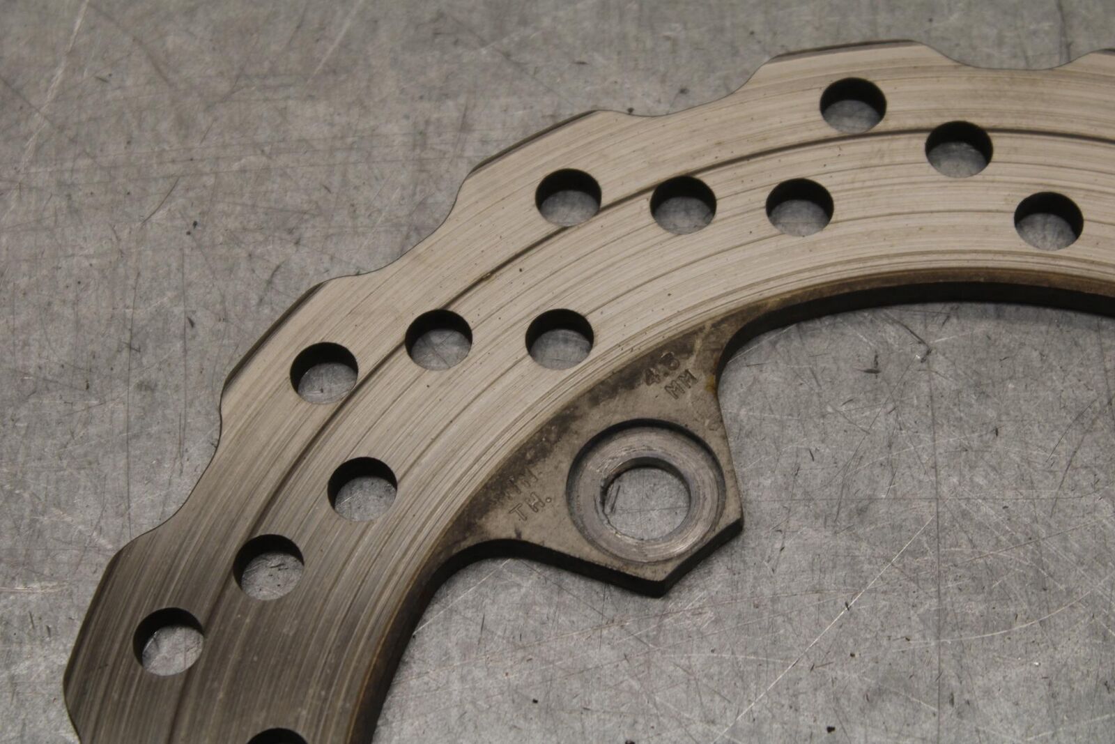 09-12 KAWASAKI NINJA ZX6R REAR ROTOR BACK BRAKE DISC 41080-0040 BB640