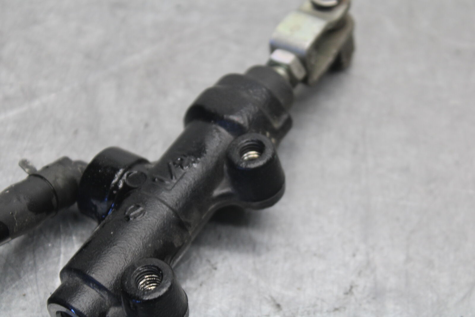 09-12 KAWASAKI NINJA ZX6R REAR BACK BRAKE MASTER CYLINDER W RESERVOIR BB698