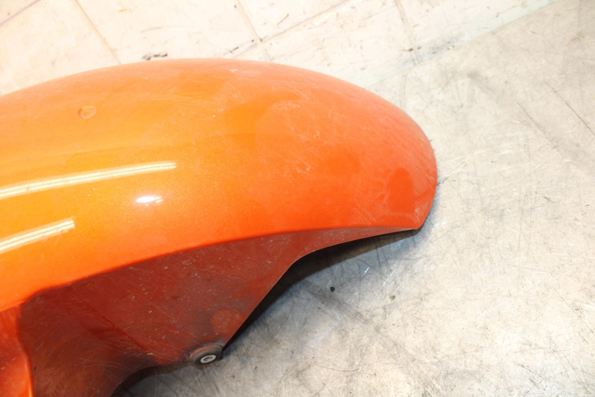 2009 Yamaha YZF R6 ORANGE FRONT WHEEL FENDER COWL FAIRING BB532