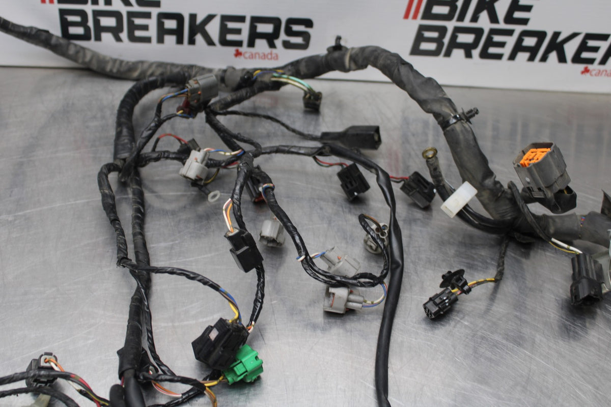 07-08 KAWASAKI NINJA ZX6R MAIN ENGINE WIRING HARNESS MOTOR WIRE LOOM BB199