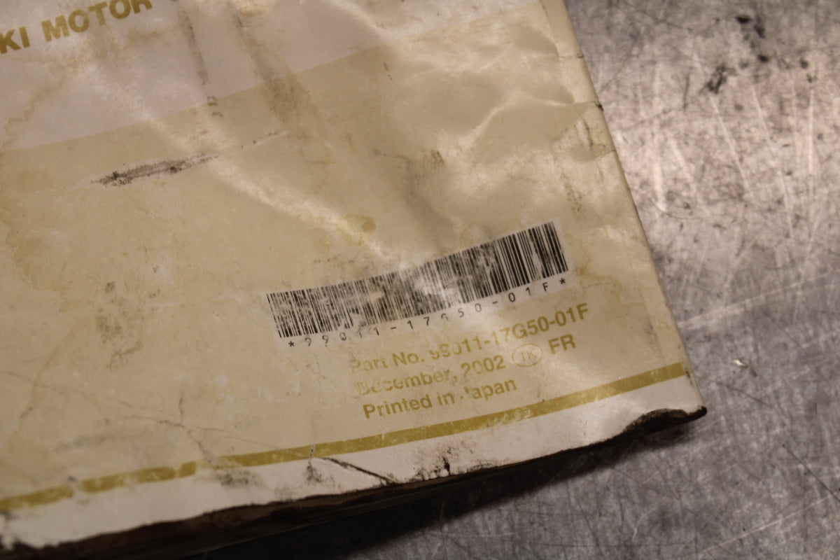 03 SUZUKI SV650S ORIGINAL OWNERS MANUAL BOOK BB130