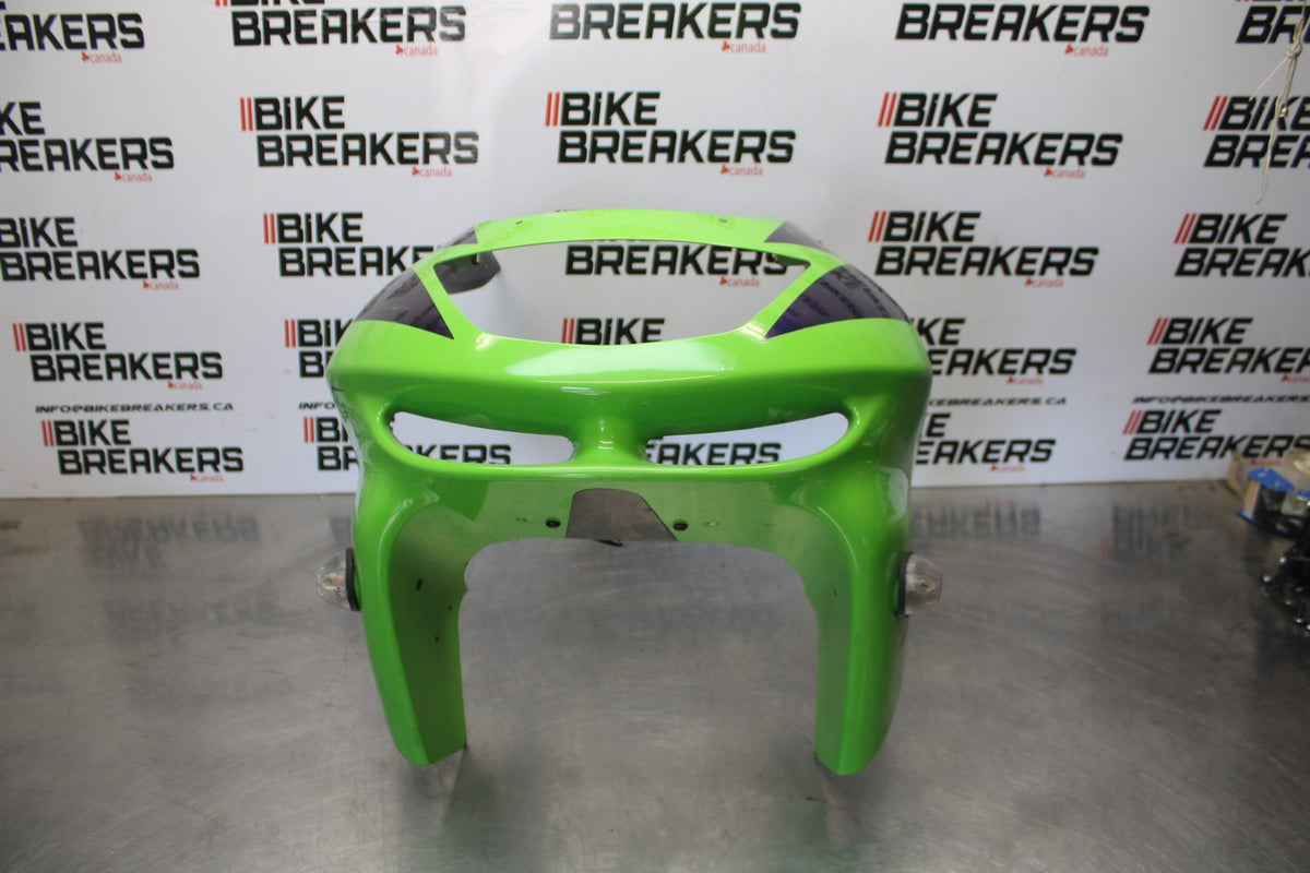98 KAWASAKI NINJA ZX6 FRONT UPPER NOSE FAIRING COWL SHROUD BB870